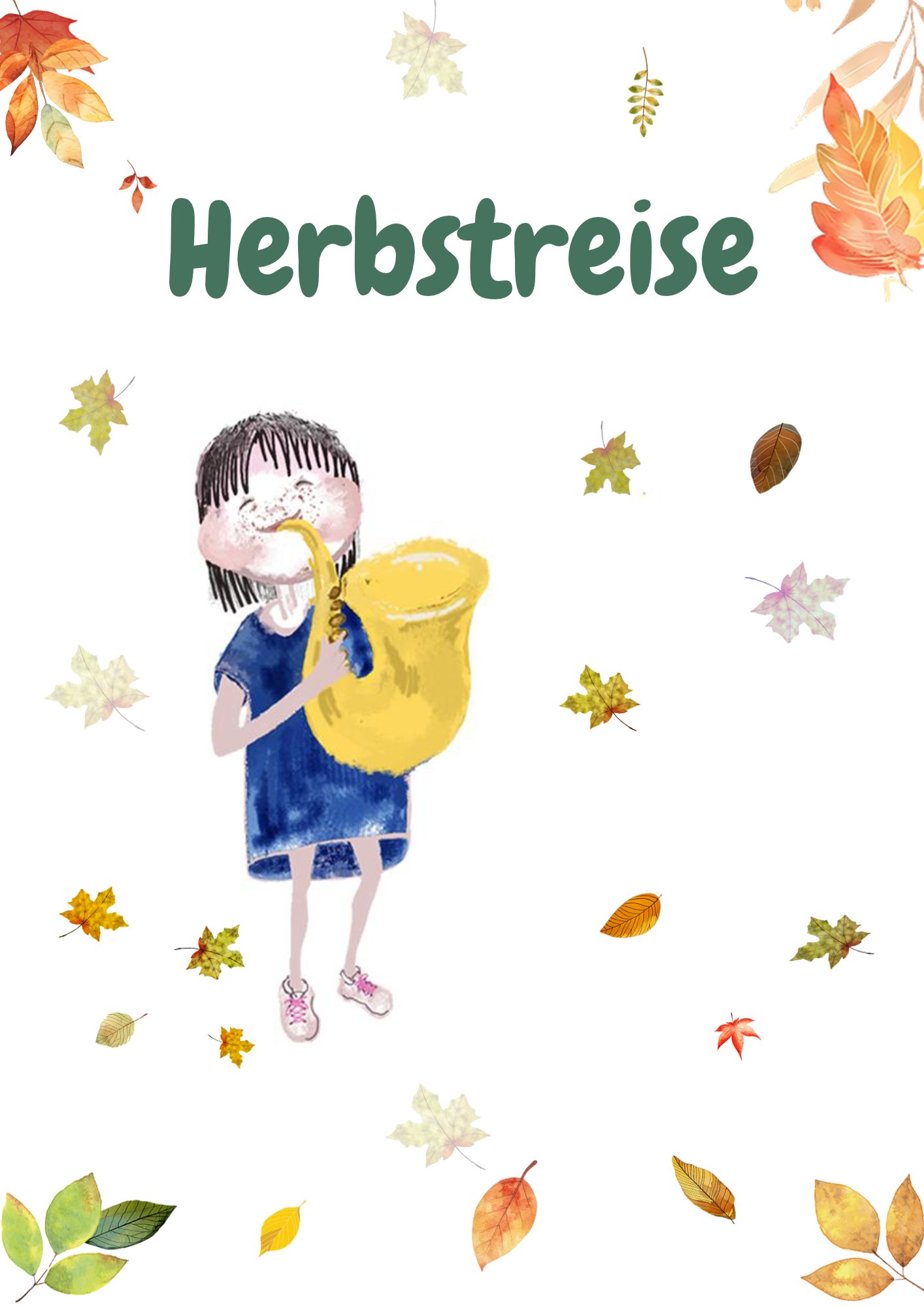 Plakat zum Familienkonzert Herbstreise